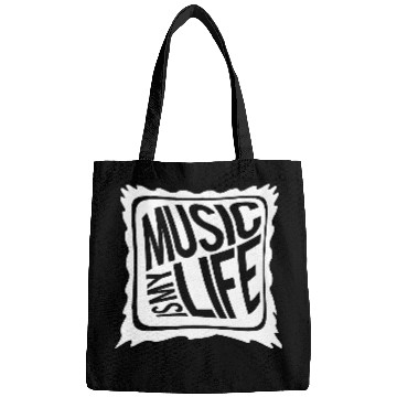 Discover Music Is My Life Party Club Concert Sound Love Bags