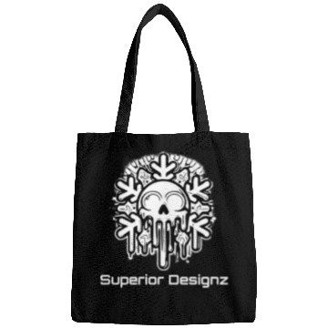 Discover snowflake skull Bags