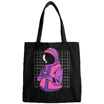 Discover Cyberpunk Astronaut Digital Artist Bags