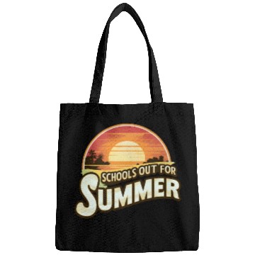 Discover Retro Schools Out For Summer Last Day Of School Bags