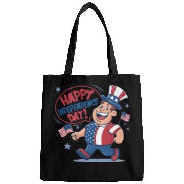 Discover happy independence day Bags