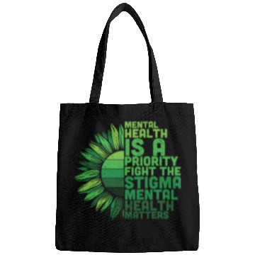 Discover Mental Health Sunflower Bags