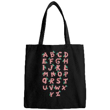 Discover Christmas Alphabet Candy Cane Bags