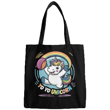 Discover Funny YoYo Unicorn Rainbow Skill Bags