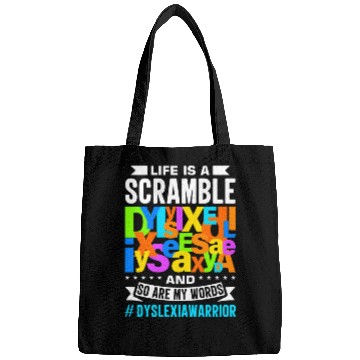 Discover Reading Disorder Design for a Dyslexia Warrior Bags