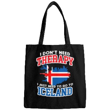 Discover Iceland Flag Embrace The Northern Lights Design Bags
