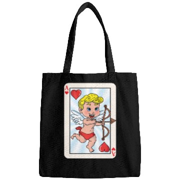Discover Playing card with cupid Bags
