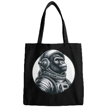 Discover Chimpanzee Astronaut in Space Bags