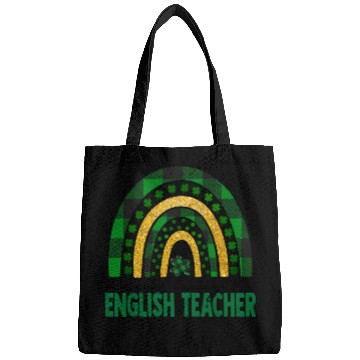 Discover One Lucky English Teacher Rainbow St Patricks Day Bags