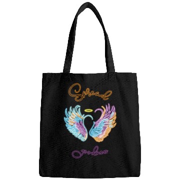 Discover Neon angel wings with helo Bags