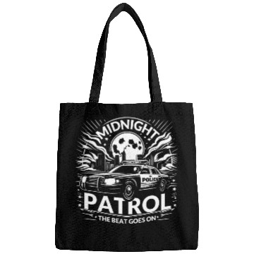 Discover Midnight Patrol The Beat Goes On Bags