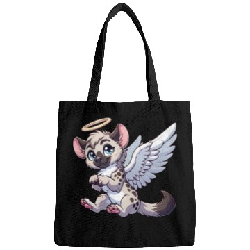 Discover Hyena angel wings halo Bags