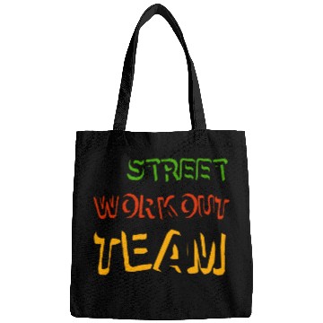Discover Street workout street workout team guys juneteenth Bags