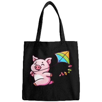 Discover Playful Piglet: Kite-Flying Joy Bags