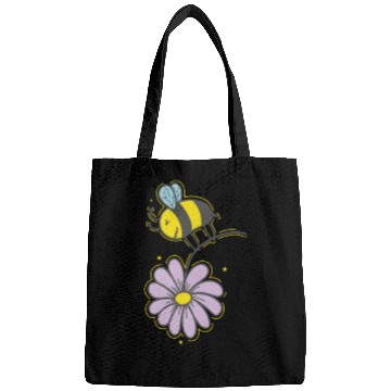 Discover Bee with Flower Animals Nature Beekeeper Bags