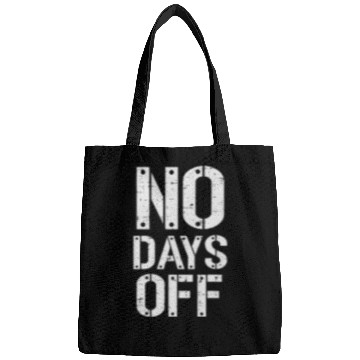 Discover Gym Workout No Days Off Fitness Training Motivate Bags