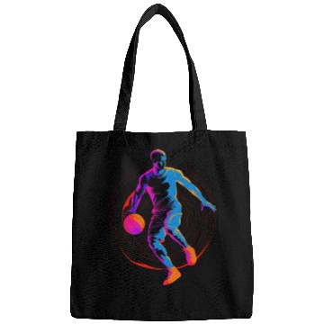 Discover Basketball Player Artwork Bags