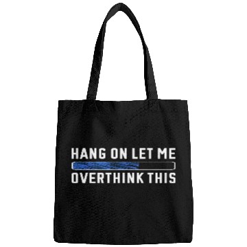 Discover Professional Overthinker Funny Anxiety Introverts Bags