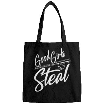 Discover Softball Art Good Girls Steal Baseball Pitcher Bags