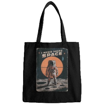 Discover I Need More Space Astronaut Exploration Bags