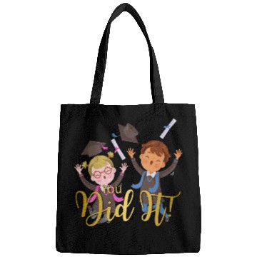 Discover Graduation Congratulation you did it Bags