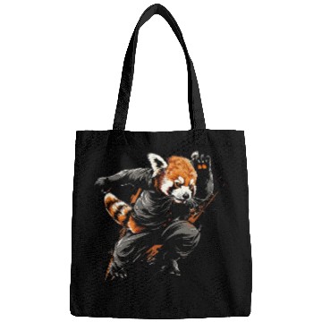 Discover Red panda runs fast Bags