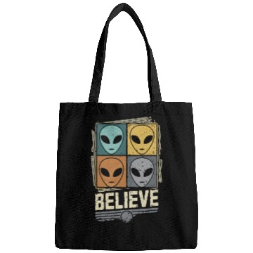 Discover Believe In Space Exploration Colors Bags