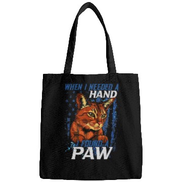 Discover Abyssinian Cat Lover When I Needed A Hand Bags