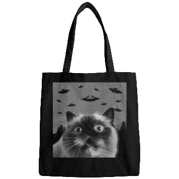 Discover Alien UFO Himalayan Cat Lover Bags