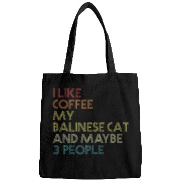 Discover Balinese Cat Owner Coffee Lover Bags
