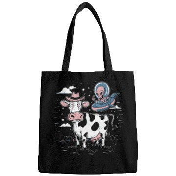 Discover Alien UFO Cow Bags