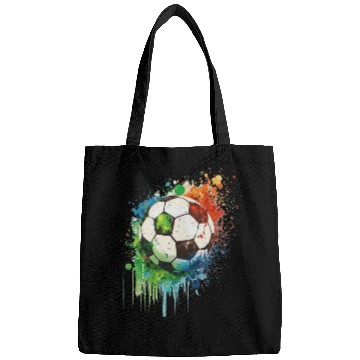 Discover Soccer Ball Watercolors Bags