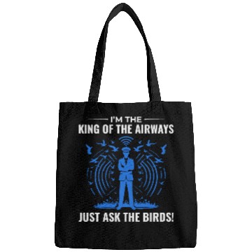 Discover Air Traffic Controller ATC Aviation Humor Airplane Bags