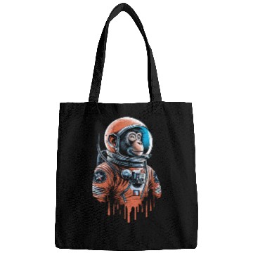 Discover Space Adventure Monkey Astronaut Bags