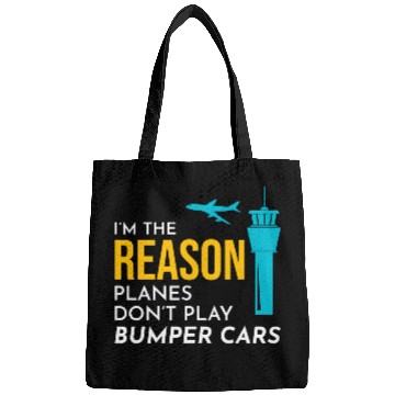 Discover Air Traffic Controller ATC Aviation Humor Airplane Bags