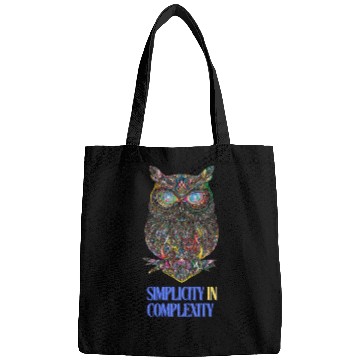 Discover Abstract Art, Simplicity In Complexity,Owl Bags