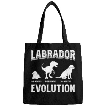 Discover Labrador EVOLUTION Labrador Lovers Funny Bags