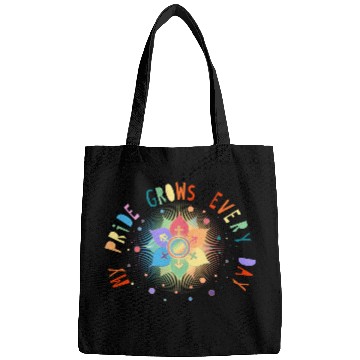 Discover Flower with gender symbols Pride & Belonging Bags