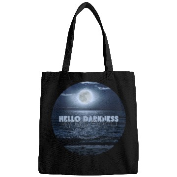 Discover Hello Darkness My Old Friend Bags