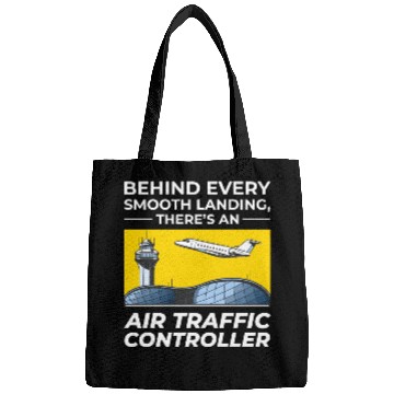 Discover Air Traffic Controller ATC Aviation Humor Airplane Bags