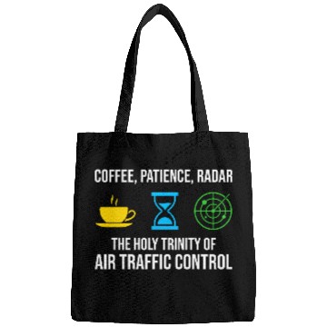 Discover Air Traffic Controller Coffee ATC Aviation Humor Bags