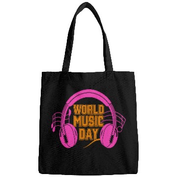 Discover World music day Bags design