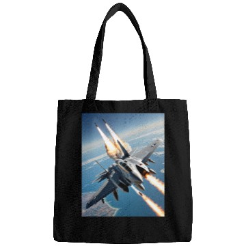 Discover Aircraft missile fire fighter jets. Bags