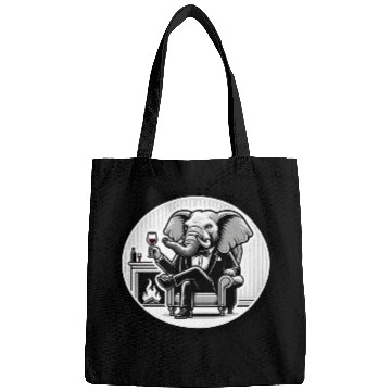 Discover Elegant Elephant Pachyderm in Suit Bags