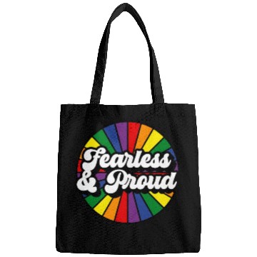 Discover Fearless Proud Pride Rainbow Bags