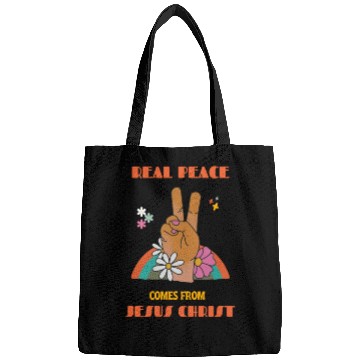 Discover Real Peace Comes From Jesus Christ Womens Bags
