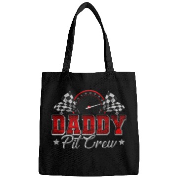 Discover Pit Crew Race Car Racing Daddy Family Birthday Bags