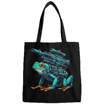 Discover Frog Robot Mech Cyborg Future Bags