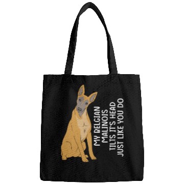 Discover Funny Belgian Malinois Dog Breed Bags