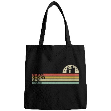 Discover Men Dada Daddy Dad Bruh Fathers Day Vintage Bags